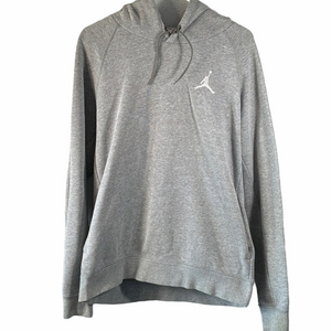 Air Jordan Gray Hoodie with Logo